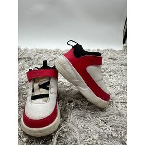Jordan Toddler Sneakers Red White Black Hook‎ and Loop Shoes Size 5c